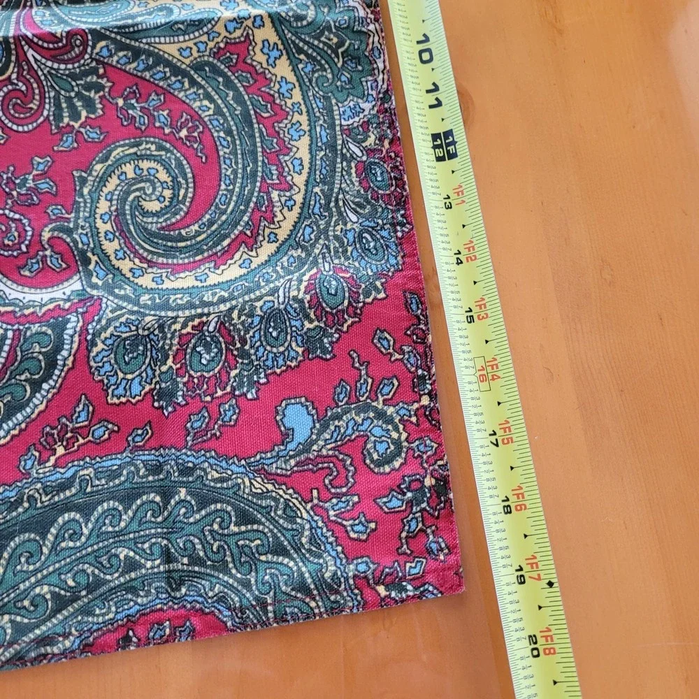 Ralph Lauren Jacobean Paisley Cloth Napkins Elegant